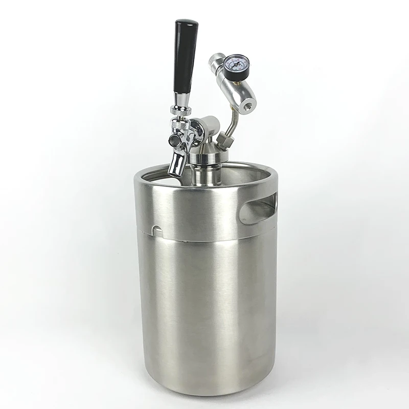 Mini Keg Dispensing System Single Faucet For Mini Keg Growler Tapping System Customizable Beer Keg