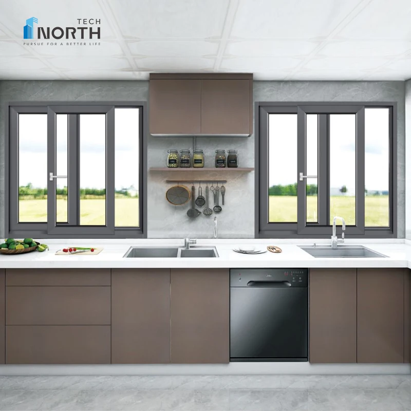 QAI and  NFRC certified aluminium sliding  window  from northtech for home