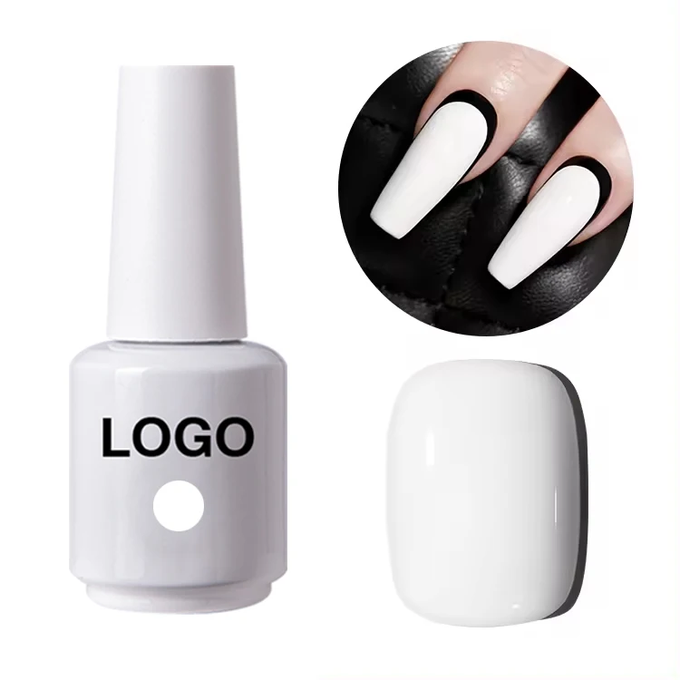 Frenshion Gel Polish Private Label New 1KG Bottle Super Black and white Colors Nail UV Gel Polish