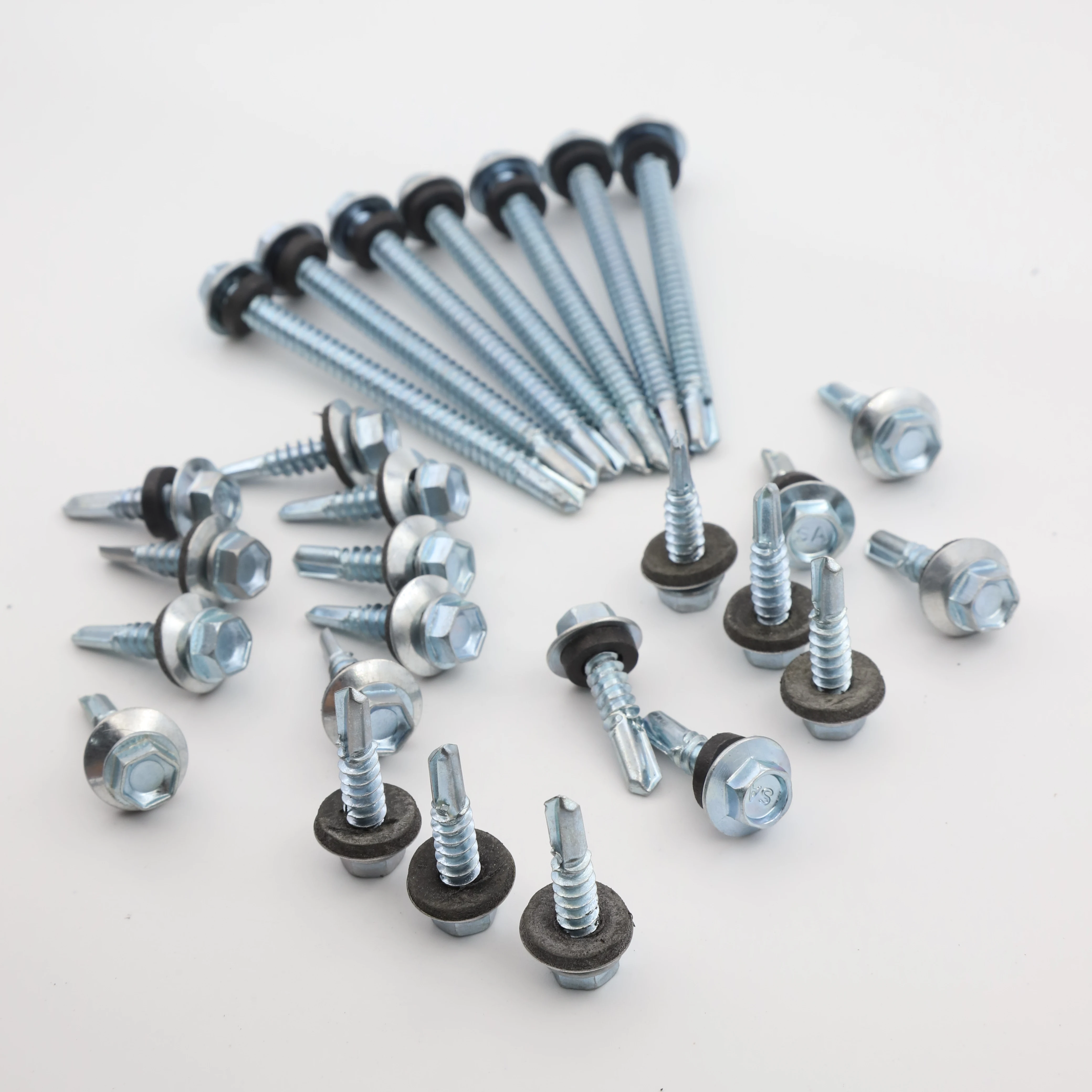 Строительный материал винт тонна Цена Высокое качество углеродистая сталь Гальванизированный шестиугольный