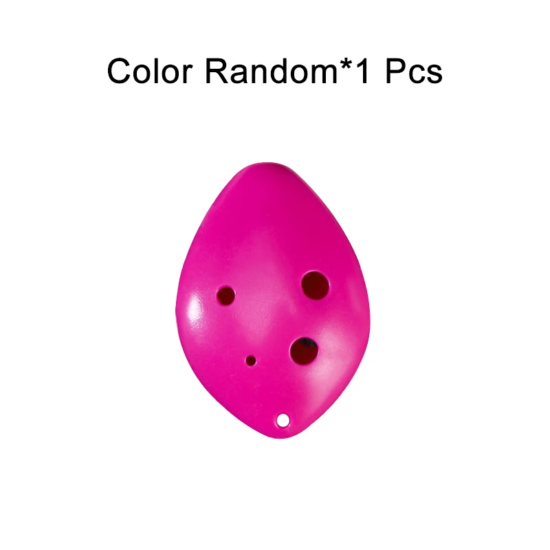 6 Hole Middle C key Ocarina Plastic Material Random Color Musical instruments