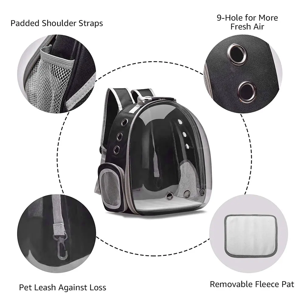 Large Space Pet Travel Space Capsule Pet Dog Hiking Backpack Bubble Dog Cat Carrier Backpack Bag