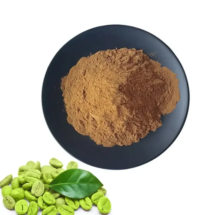 OEM ODM Factory Private Label Natrual Weight Loss Chlorogenic Acid 60% Green Coffee Bean Extract Caffeine Powder