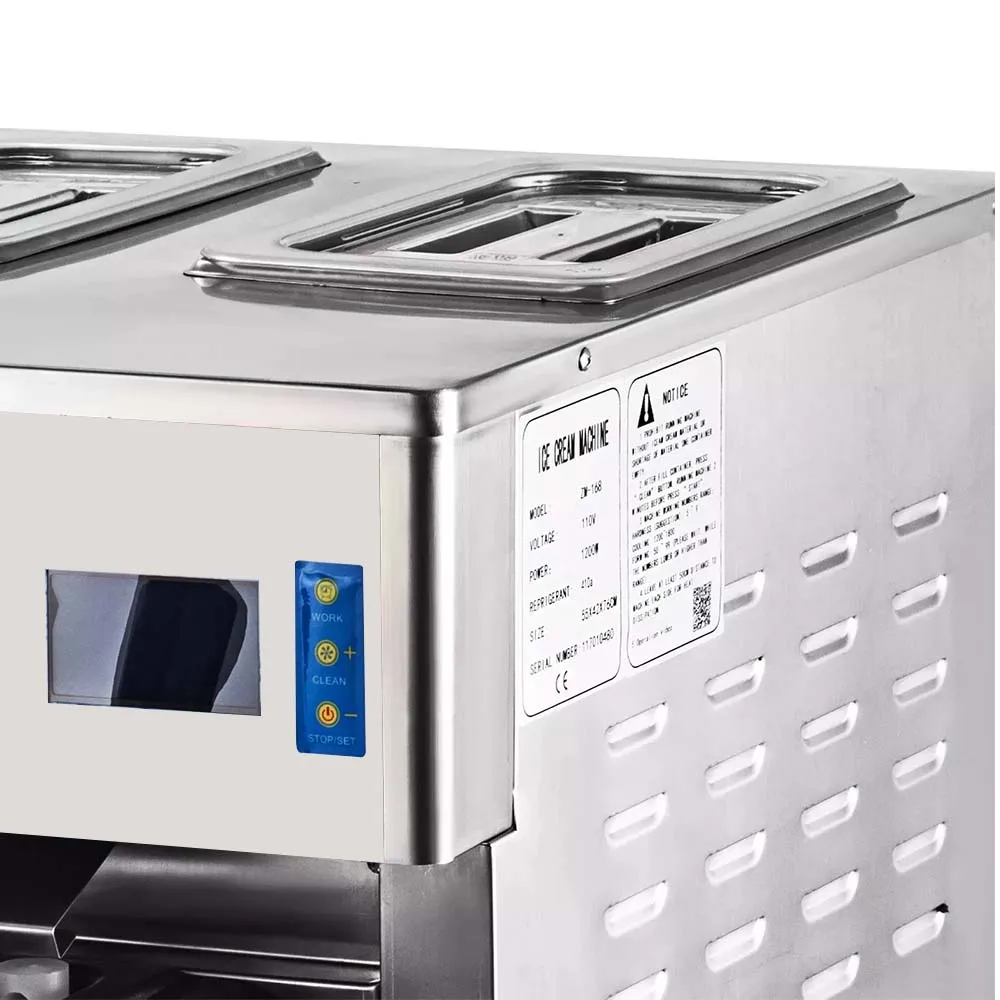 Commercial 18L 3 flavor ice-cream machine automatic yogurt ice cream machine