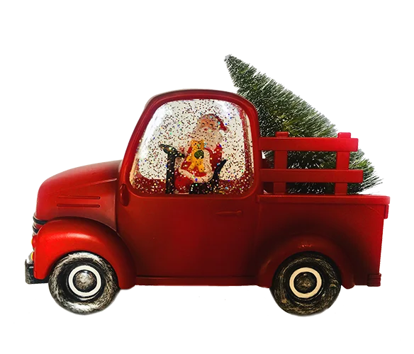 water spinning lantern Battery Operated Car Light Swirling Water Glittering Spinning truck for Home hotel holiday christmas deco