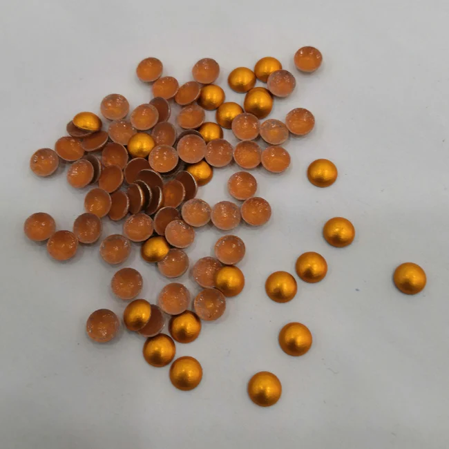 From 1.5MM To 10MM wholesale best quality Matte silver iron on  metal hot fix dome nailhead studs