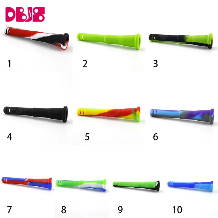 
Distinctive wholesale oil burner downstem pipe 14mm diameter silicone downstem for smoking 