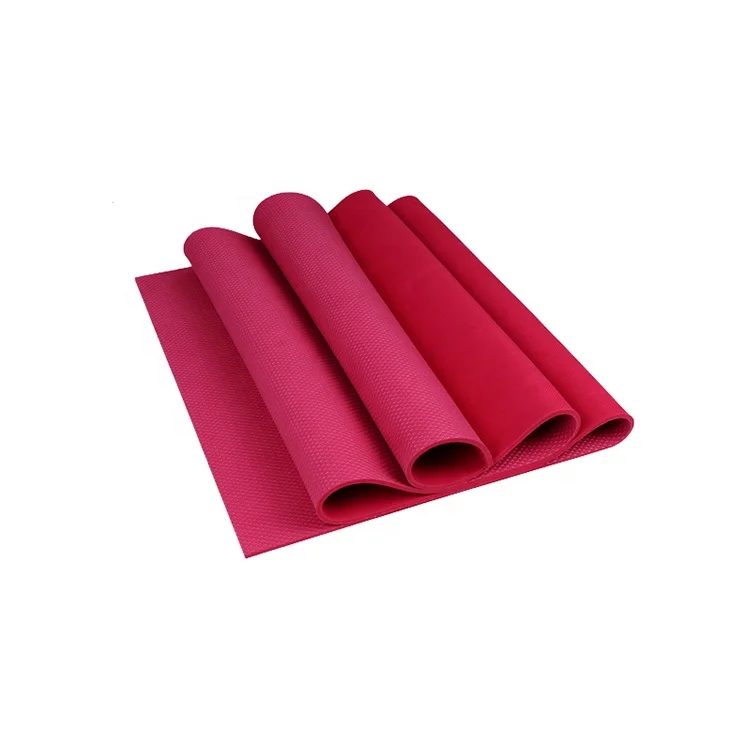 Custom OEM Personal Open Cell Foam Rubber Yoga Mat Super Grip All Natural Rubber Base Nylon Mesh Top Quality Mat Yoga Factory