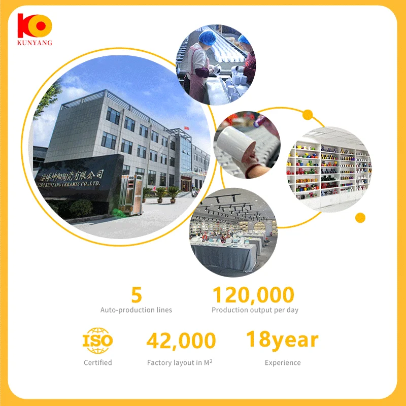 Portable ceramic sublimation coffee mug with silicone sleeve and lid