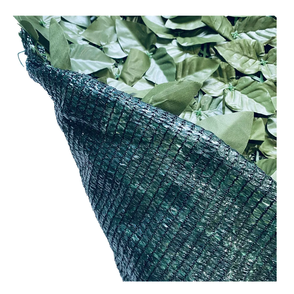 Artificial Grass and Tree Leaves Fence Hedge with Flowers Faux Plant UV Wall Background Decorations Garden Fence