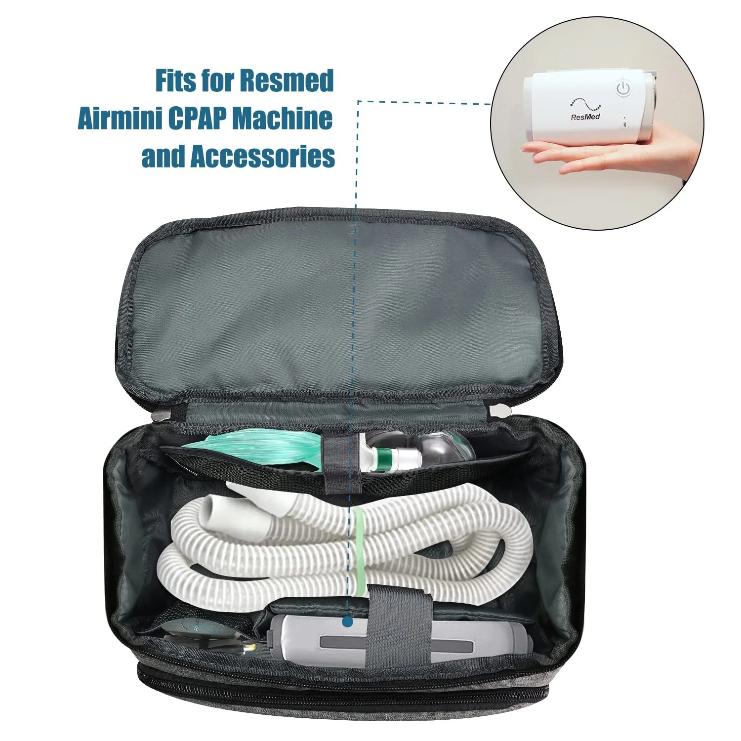 OEM medical machine carrying case botiquines Nebulizer Carry esmed Airmini Mini Machine Home Breathing Bag