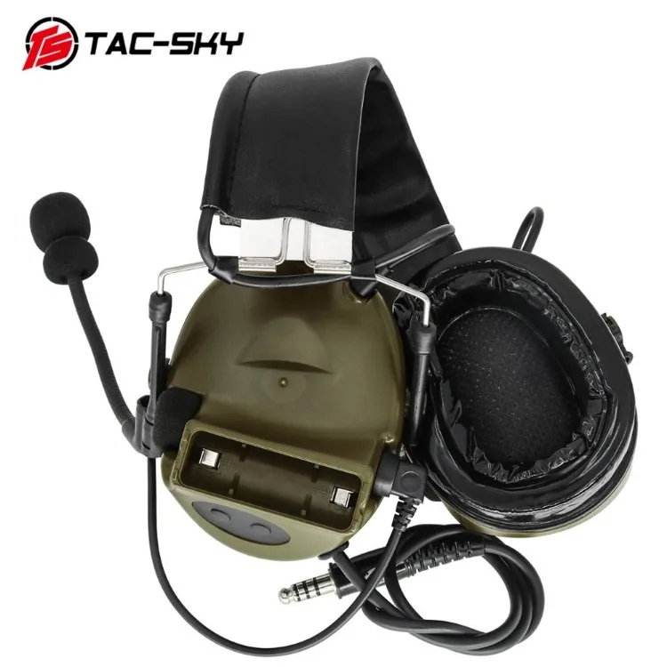 TS TAC-SKY COMTA II тактическая гарнитура силиконовые наушники для защиты слуха шумоподавление и U94 PTT адаптер тактические аксессуары