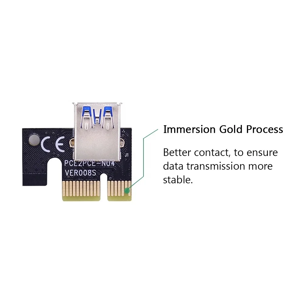  USB 3 0 PCIe Riser карта PCI-E Express 1x до 16x удлинитель для головок переходная Ver 009S адаптер SATA 15Pin 6Pin силового