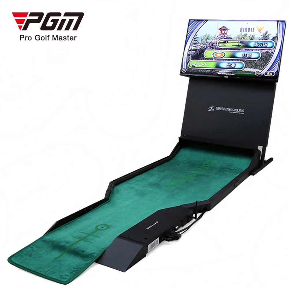 PGM MNQ007 indoor golf putting simulator home golf simulator with mat
