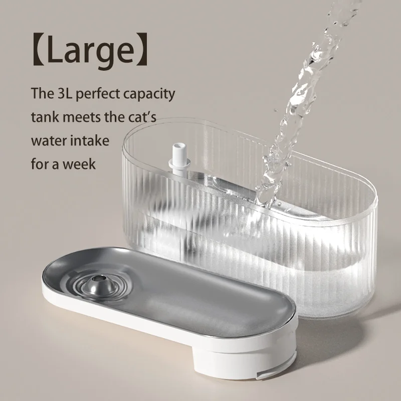 High Quality Quiet Automatic WiFi Intelligent Cat Drinking Water Fountain with Filter for pets