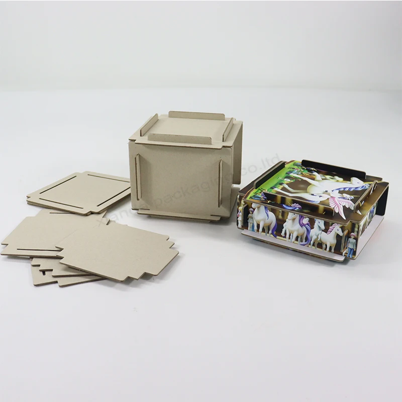 2024 новый дизайн и индивидуальная картонная упаковка подарочная коробка для посвящения подарка с милыми картинками