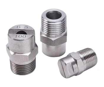 High quality Stainless Steel Industrial Low Pressure Water Jet Full Cone Spray Nozzle for Dust Suppression