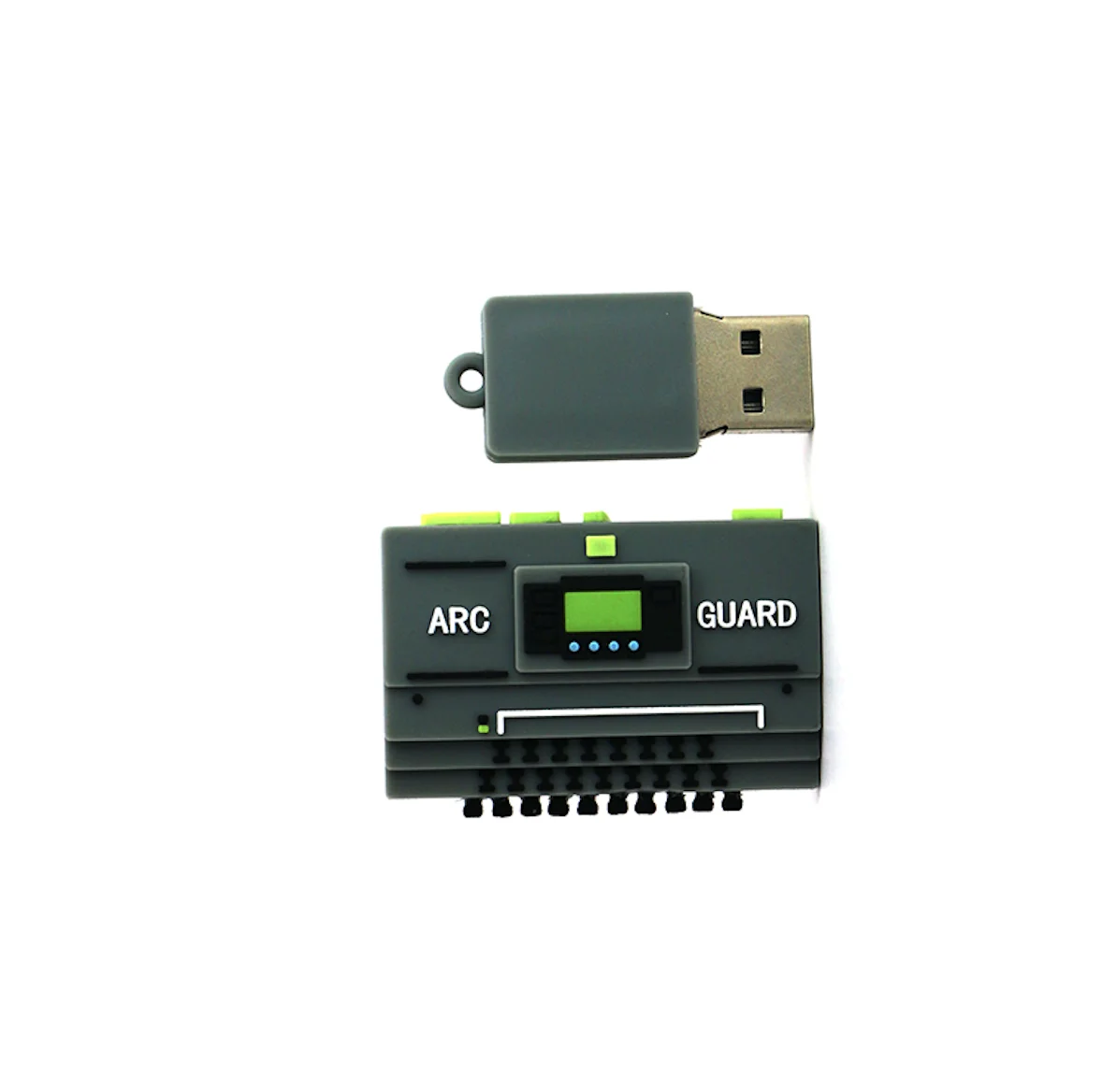 Company Product Shape Gift Idea 3D Grey MACHINE  USB Flash Drive With Printing Lanyard 1gb 2gb 4gb 8gb 16gb