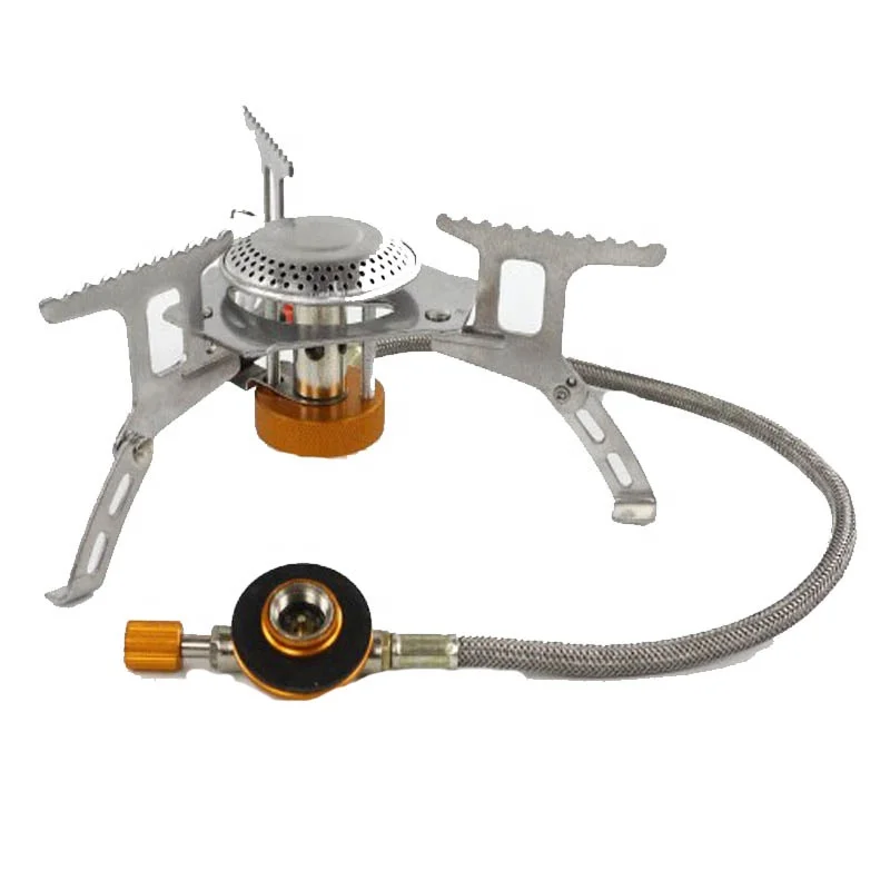 outdoor sports hiking fishing climbing picnic cooker equipment Convenient foldable portable electric ignition Camping gas stove