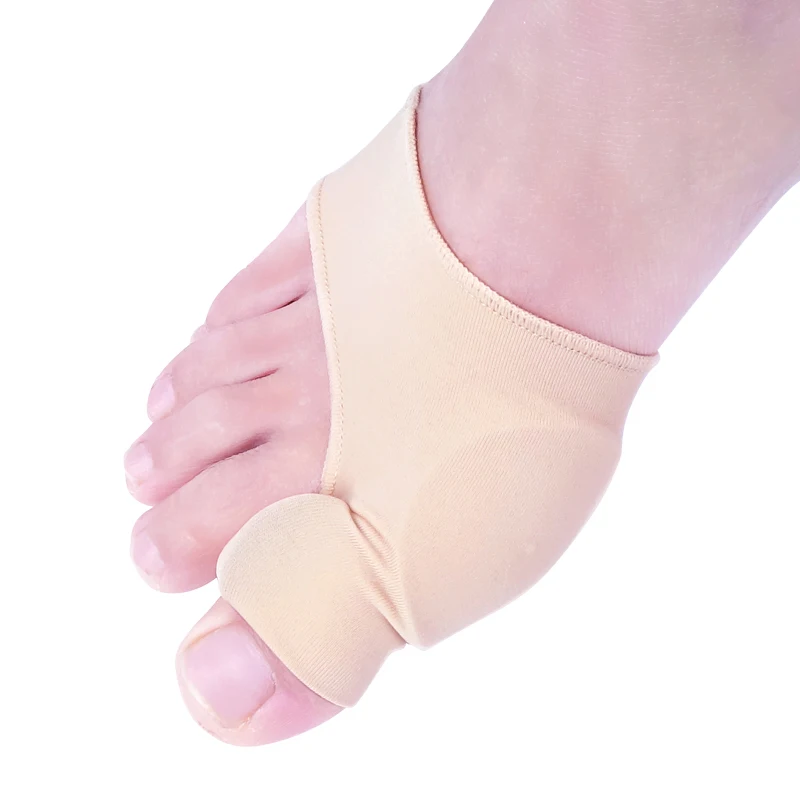 Efficient Toe Corrector Gel Pad Stretch Nylon Hallux Valgus Protector Guard Toe Separator