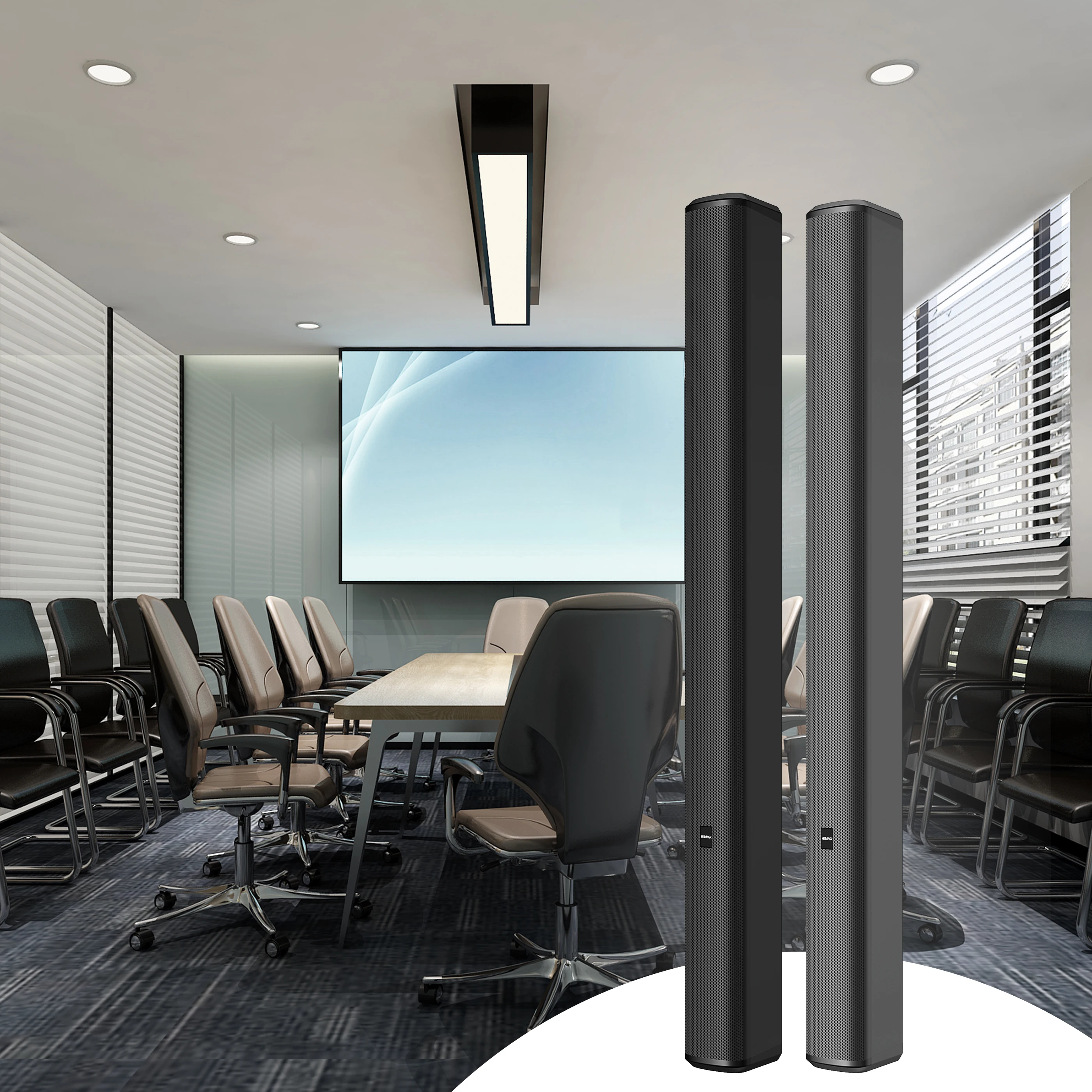 outdoor waterproof church professional concert stage conference column speakers active system speaker