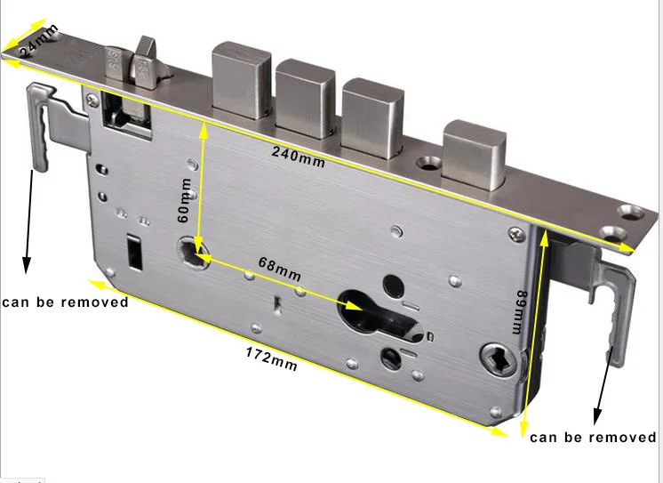 Cerradura Inteligente Exterior Door Handle Smart WIFI Tuya APP Digital Rfid Card Key Digit Fingerprint Door Lock