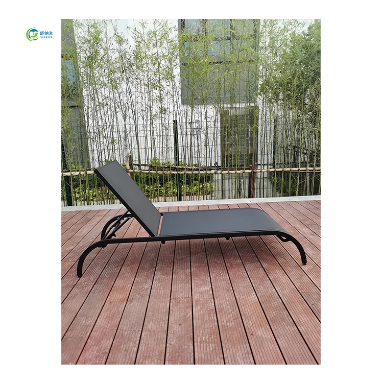 Профессиональный поставщик, гостиничный бассейн, открытый пляжный складной сетчатый тканевый шезлонг, пляжный стул