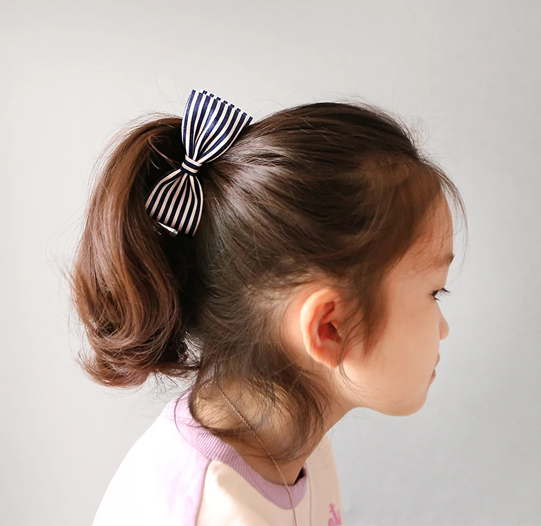 Striped Simple Design Marine Hair Clip made in Korea It is very strong and sophisticated Bulk order available