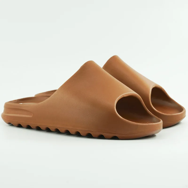 2021 Custom Logo New Unisex Summer Sandals Men Flat Yeezy Slides Shoes Women Slip On Eva Indoor Beach Ladies Yeezy Slippers