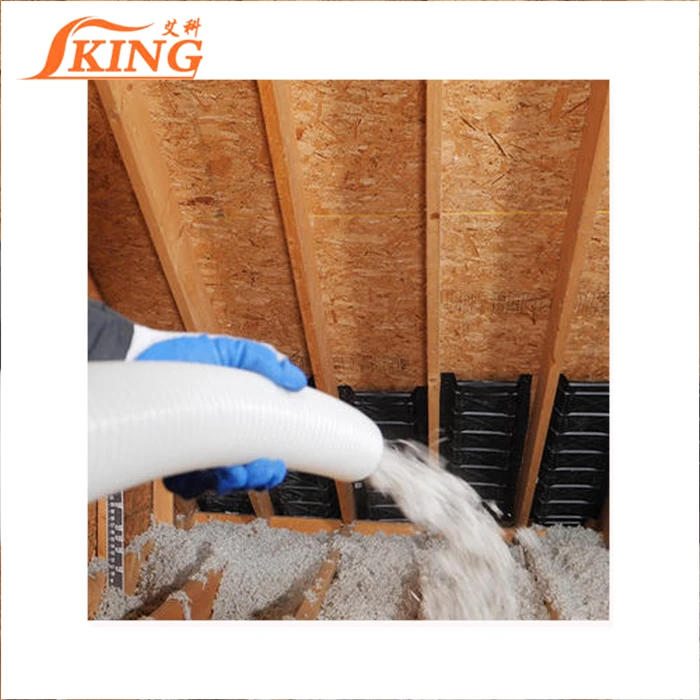 ISOKING insul-fill blow-in mineral wool insulation for attic project