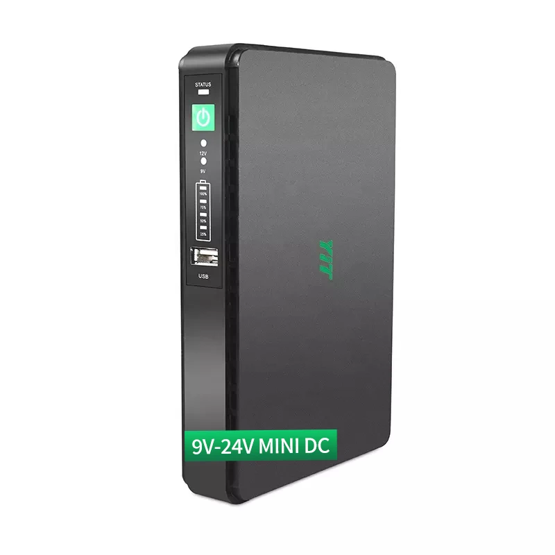 YIT 8800mah 9V 12V 24V  Mini Dc Ups Poe Port Selectable Oem Power Mini Ups For Wifi Router 9V 12V