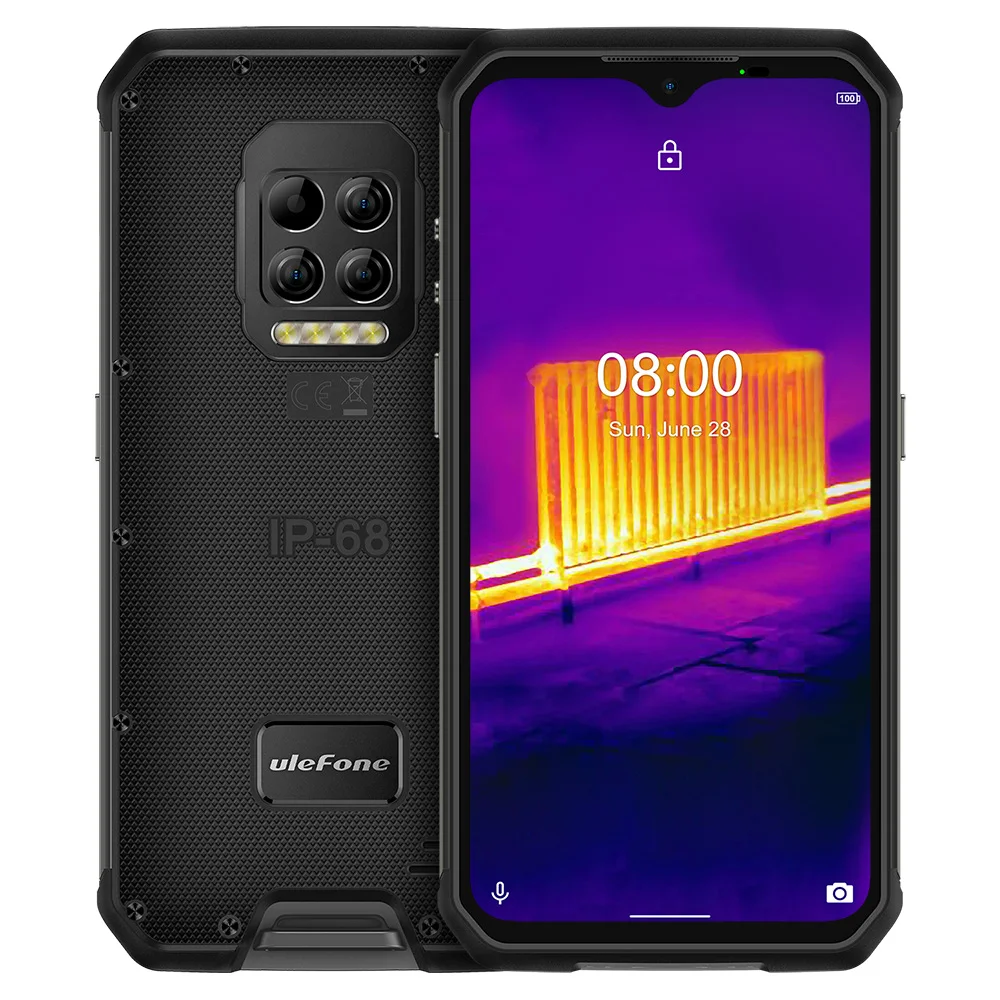Factory Price Ulefone Armor 9 imei Mobile Phone 6.3 inch 8GB+128GB 6600mAh IP69K IP68 Waterproof Dual Sim Dual Standby Phone