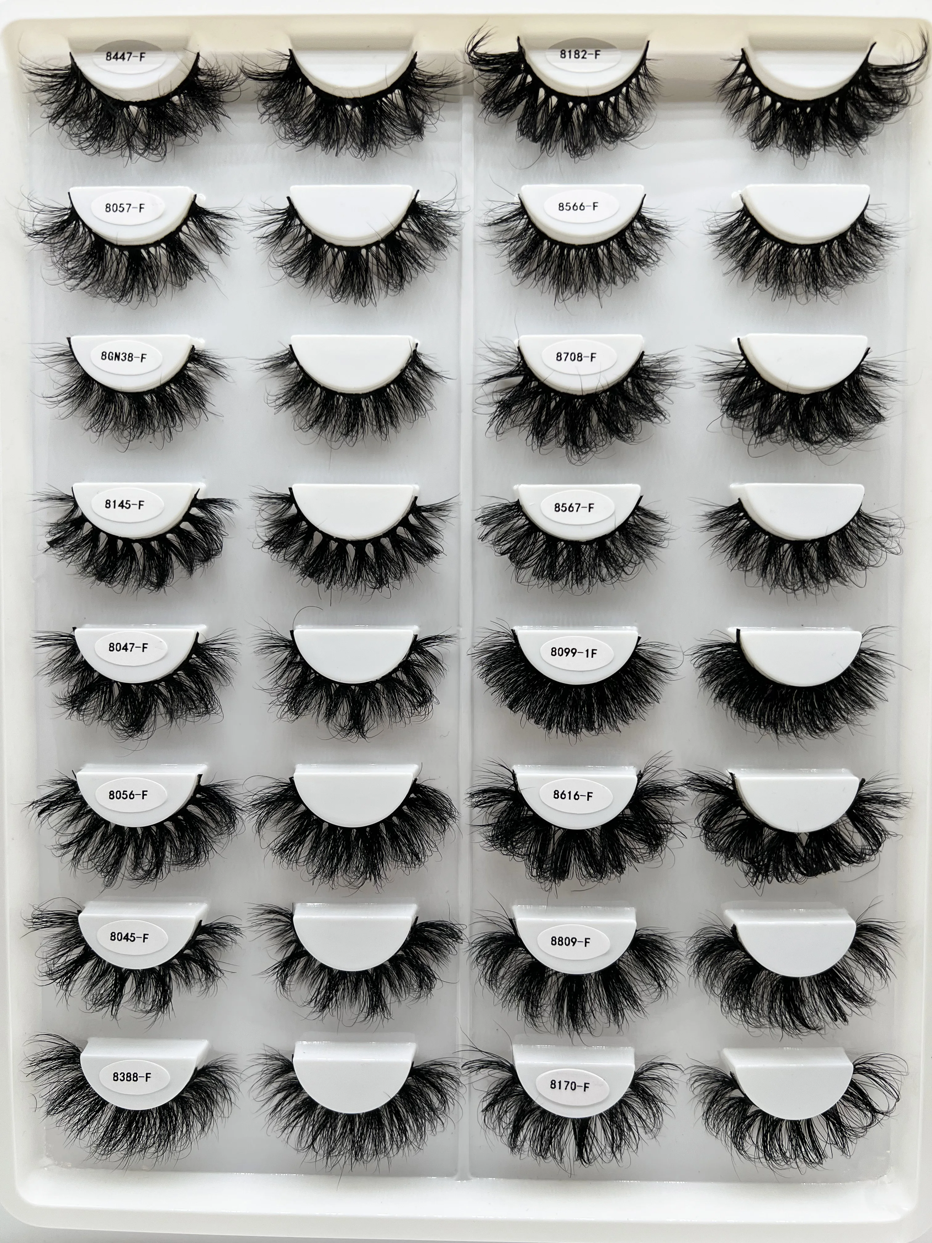 Factory wholesale Russian Full Strip Lashes d curl 3d strip lashes natural false 18mm 15mm mink eyelashes suppliers