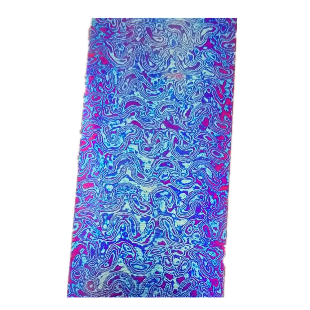 
Baoji Custom 20mm 30mm Zirconium timascus mokuti bar Rod sheet stock damascus price per kg 