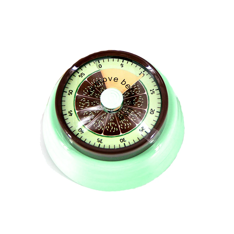 New Multifunction Stainless Steel Dial Time Manager Timer Kitchen Learning Fitness Mechanic Switch Clockwork Timer Cube