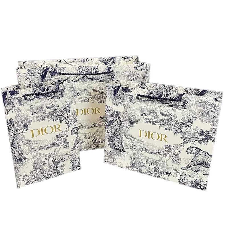 Высококачественный индивидуальный роскошный красочный бумажный подарочный пакет переработанный дизайн бесплатный логотип Высококачественная специальная бумага с ленточной ручкой