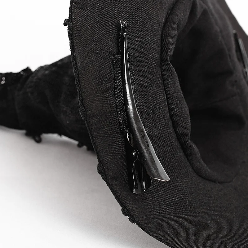 Punk Rave S-169 unique design wizard black Gothic pointed top hat