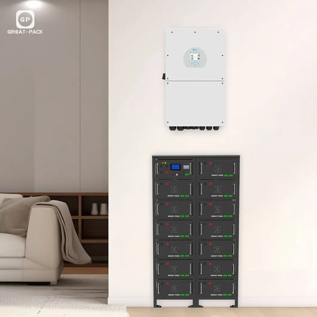 BMS Deep Cycle Long Lifespan 5kwh Lifepo4 Battery Pack Solar Energy Storage Battery