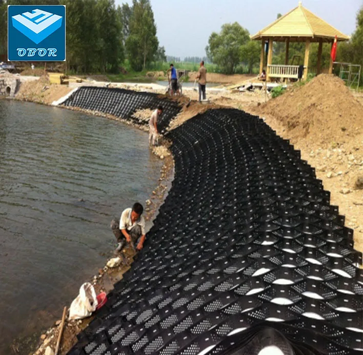 Geocell сотовая система усиления грунта гравий сетка подъездная дорога стабилизатор