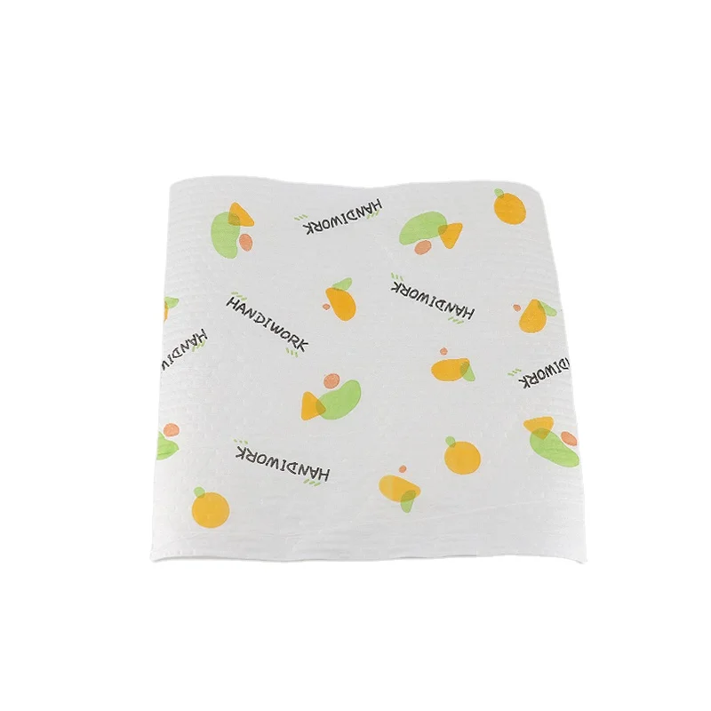 Haiji wholesale cheap Kitchen paper towel kitchen Cleaning disposable Towel roll cleaning wiping rags dish cloth towel