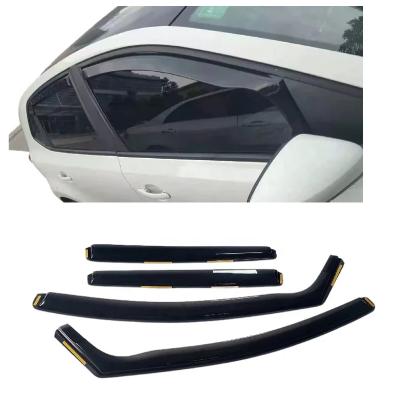 In Channel Wind Deflector Car Accessories For Ford Focus MK3 2011-2020 Window Visors