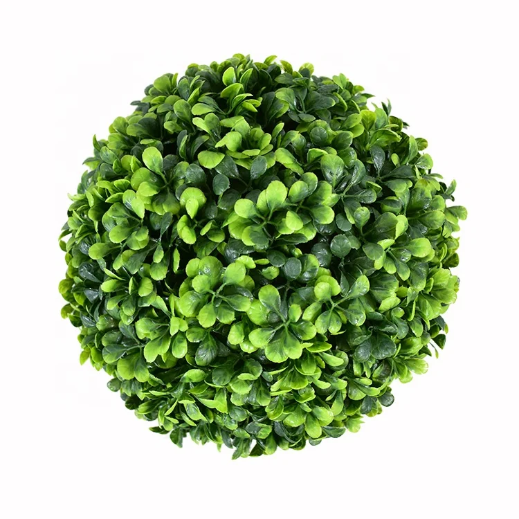 Ornaments fake outdoor plants simulation large boxwood topiary bonsai artificial plants in pots for landscaping decoration