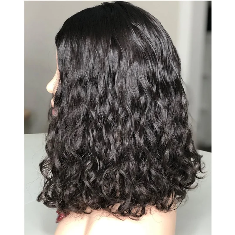 Top Hair pieces for women virgin european remy human hair hair toppers full ends weft section with silk base toppers