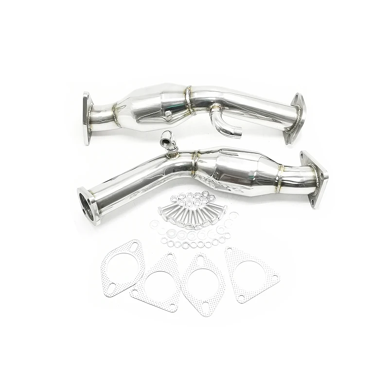 Испытательная труба из нержавеющей стали с резонацией для Nissan G37 370Z 09-17