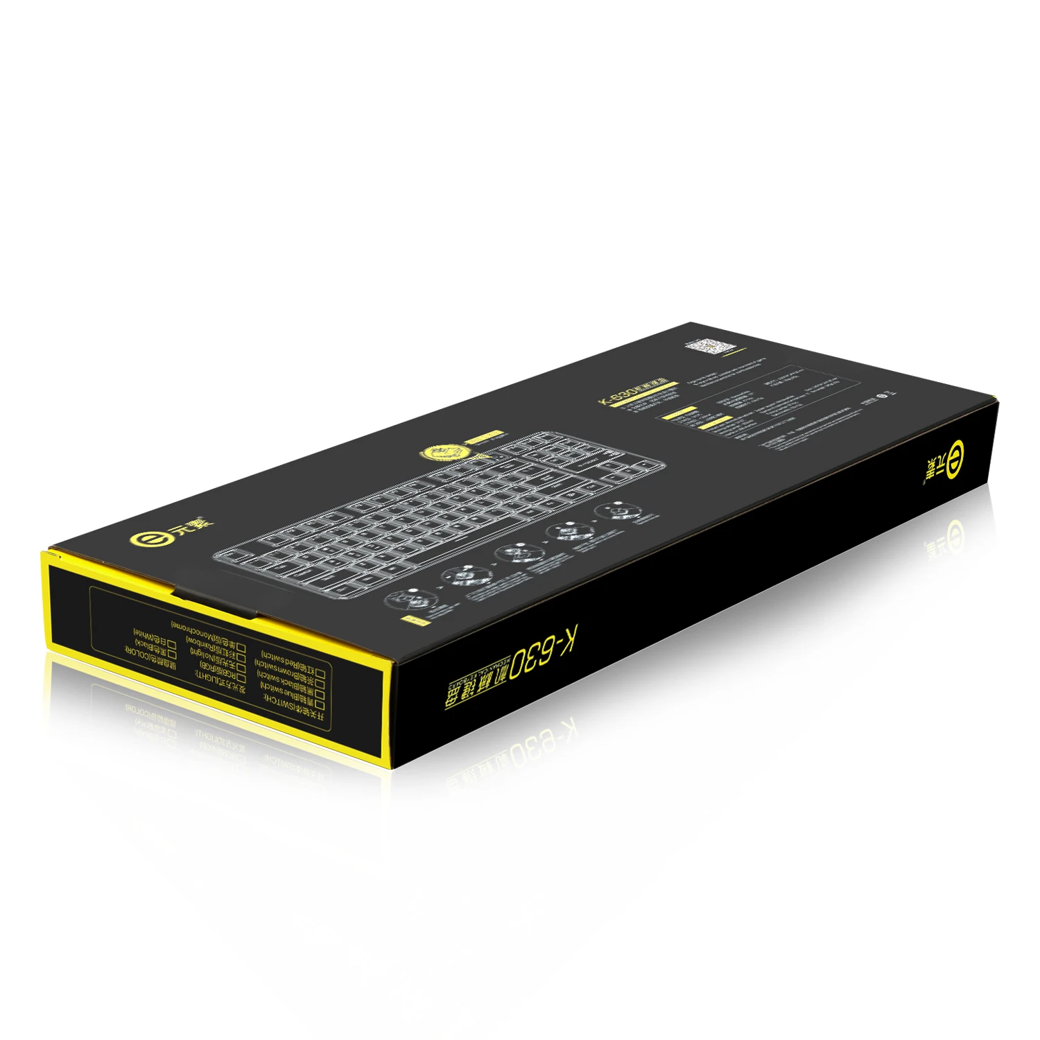  Redragon Factory Element K630 USB 87 клавиш RGB LED эргономичная клавиатура для ноутбука Игровая