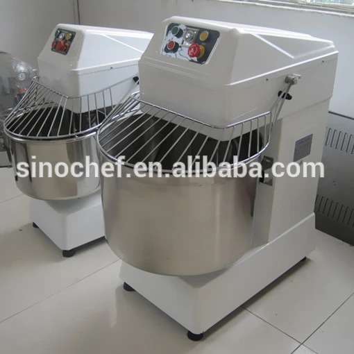 Double Speed 25 KG Spiral Dough Mixer 64 L