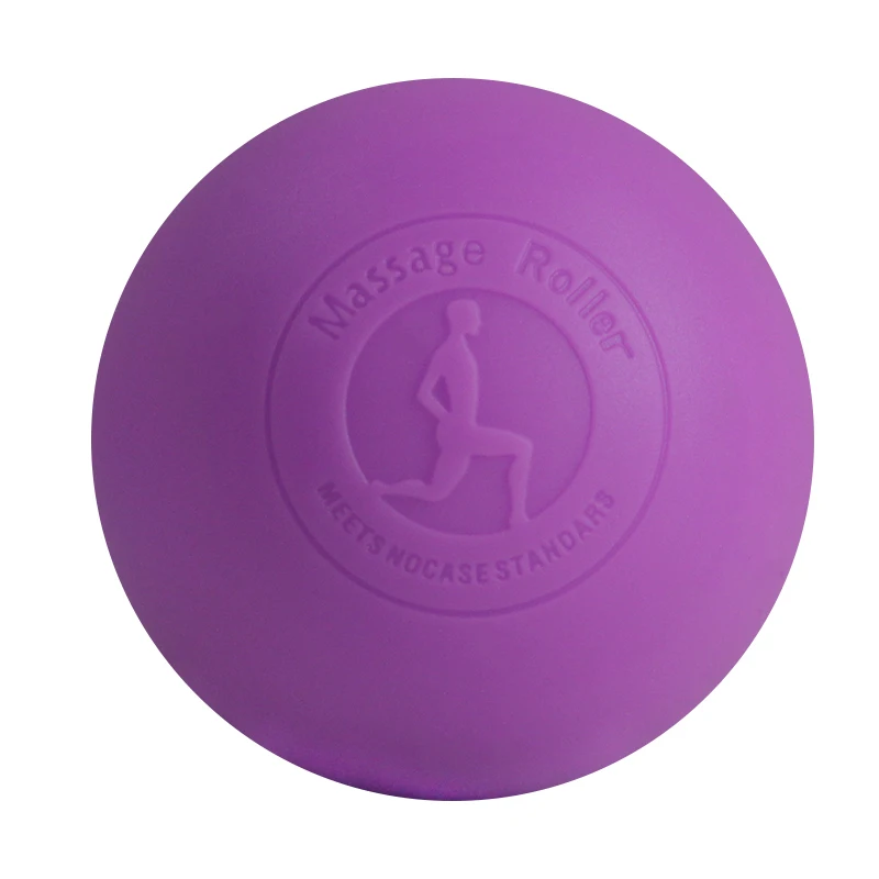 High-density lacrosse Ball Customize Logo Massage Ball Silicone lacrosse back massage ball
