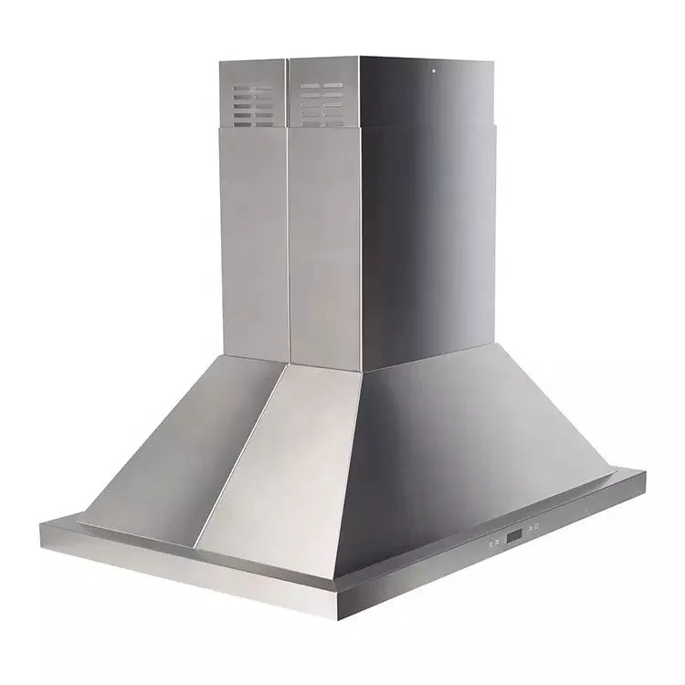 Wholesale cheap tower chimney pyramid freestanding cooker hood oem china range hood ce custom size hood vents for kitchen