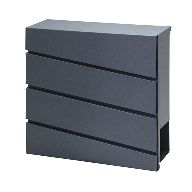 Настенный Современный почтовый ящик для почтовых ящиков из оцинкованной стали