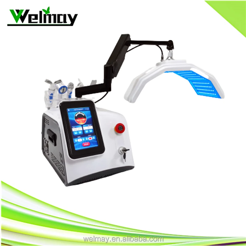 Newest Design Oxygen Jet Series Professional Pdt Led Light Therapy Whitening Equipment Collagen Led Light Therapy Mask